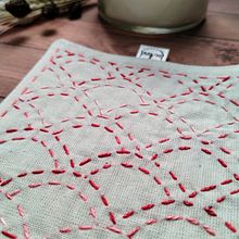 Porta Copo Sashiko. Arts, and Crafts project by sasavp - 07.21.2023