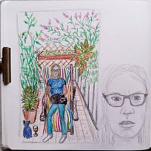 Mein Abschlussprojekt für den Kurs: Das Skizzenbuch als Erkundungsreise: Finde deinen Zeichenstil. Un progetto di Illustrazione tradizionale, Bozzetti, Creatività, Disegno, Pittura ad acquerello, Sketchbook e Pittura gouache di Katja Bader - 22.07.2023