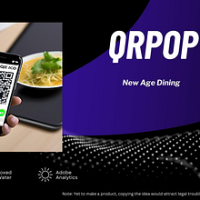 My project for course: Introduction to UX Design | QRPOP. UX / UI, Web Design, Mobile Design, and Digital Design project by Pranav Koduri - 07.20.2023