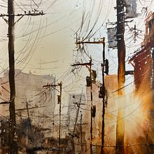 My project for course: Expressive Watercolor Painting: Create Compelling Illustrations. Un progetto di Belle arti, Pittura e Pittura ad acquerello di leen_smekens - 22.07.2023