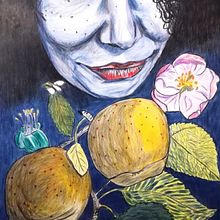 Mon projet du cours : AutoPortrait créatif en clair-obscur au crayon et nature morte. Projekt z dziedziny Trad, c, jna ilustracja, R, sunek ołówkiem, Portret,  R, sunek art, st, czn, R i sowanie kredkami użytkownika F Goud - 01.07.2023