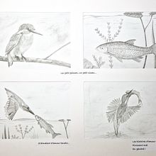 Mon projet du cours : Techniques d’illustration artistique au graphite. Un projet de Illustration traditionnelle, Beaux Arts, Dessin au cra, on, Dessin, Dessin artistique et Illustration éditoriale de Bruno Parmentier - 20.07.2023