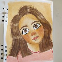 Meu projeto do curso: Desenho fanart com aquarela e lápis de cor. Traditional illustration, Painting, Watercolor Painting, Portrait Drawing, Children's Illustration, and Colored Pencil Drawing project by ambrosio.neli17 - 07.22.2023