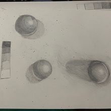 Studio della sfera. Un progetto di Disegno a matita e Disegno realistico di Giulia Turetta - 23.07.2023