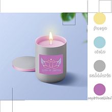 Logo Design: Luces de Gratitud. Candles.. Un proyecto de Diseño de logotipos, Ilustración tradicional, Ilustración vectorial, Diseño gráfico y Diseño de papelería				 de Valeria Cardona Gómez - 23.07.2023