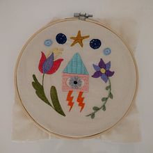 Mi proyecto del curso: Bordado contemporáneo con puntos tradicionales mexicanos. Arts, Crafts, Embroider, Fiber Arts, and Textile Design project by Sergio Coy - 07.20.2023