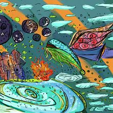 My project for course: Digital Fantasy Portraits with Photoshop. Un progetto di Illustrazione tradizionale, Disegno, Illustrazione digitale, Disegno di ritratti, Disegno digitale e Pittura digitale di Dada - 23.07.2023
