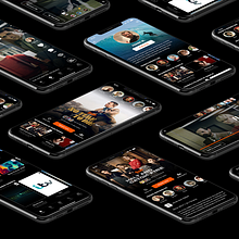 'Bingee' | A social streaming platform. Un projet de Design , UX / UI, Br, ing et identité, Direction artistique, Design graphique, Multimédia , et Webdesign de Dejan Dobrić - 24.07.2023