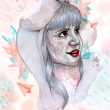 Mi proyecto del curso: Retrato ilustrado en acuarela. Un proyecto de Ilustración tradicional, Bellas Artes, Pintura, Dibujo, Pintura a la acuarela, Dibujo de Retrato y Dibujo artístico de Daniela Callegari - 29.06.2020