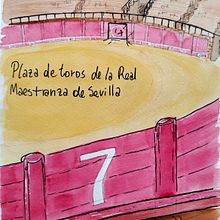 Vacaciones en Sevilla. Traditional illustration, Watercolor Painting, and Sketchbook project by Rocio Blazquez - 08.15.2022