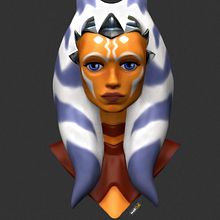 Busto 3D Ahsoka Tano. Un progetto di 3D, Character design, Modellazione 3D, Character design 3D e Progettazione 3D di marclemente87 - 25.07.2023