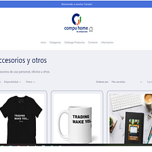 Mi proyecto Print on Demand con Printful y Shipify, Creacion de Coleccion de productos printful con mi marca CompuHomeVE. Design Management, Marketing, Portfolio Development, Digital Marketing, and E-commerce project by Mario Rodriguez - 07.25.2023