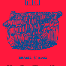 Festival Bananada BR Ein Projekt aus dem Bereich Kunstleitung, Design und Motion Graphics von Fábio Monteiro Gomes - 20.10.2021