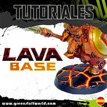 Tutorial de pintura: Lava Base. Acr, lic Painting, Painting, Decorative Painting, Arts, Crafts, Set Design, and DIY project by Green Stuff World - 12.25.2022