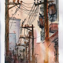 My project for course: Expressive Watercolor Painting: Create Compelling Illustrations. Fine Arts, Painting, and Watercolor Painting project by Iman S. - 07.26.2023