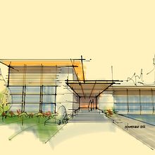 My project for course: Sketch like an architect with Morpholio Trace. Een project van Architectuur, Digitale architectuur,  Architecturale illustratie, Architecturale visualisatie, Interieurontwerp y Ruimtelijk ontwerp van Orville Inumerable - 21.07.2023