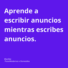 Mi proyecto del curso: Copywriting para copywriters. Advertising, Cop, writing, Stor, telling, and Communication project by javibjz00 - 07.26.2023