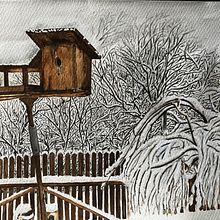 2 Watercolors - Maine winter. Traditional illustration, Watercolor Painting, Painting, and Fine Arts project by Diane C. Pelletier - 07.26.2023