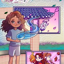 Nosso projeto do curso: Ilustração digital com influência mangá. Un proyecto de Ilustración tradicional, Cómic, Ilustración digital, Stor, telling, Narrativa y Manga de Lilian e Renata Martins - 27.07.2023