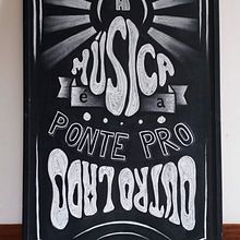 Meu projeto do curso: Lettering com giz para murais. Street Art, Lettering, H, and Lettering project by Isabela Cabreira - 07.28.2023