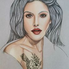 Mi proyecto del curso: Ilustración con pastel y lápices de colores. Un progetto di Illustrazione tradizionale, Belle arti, Disegno a matita, Disegno, Disegno di ritratti, Disegno realistico e Disegno artistico di silvana1912 - 29.07.2023