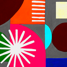 Mi proyecto del curso: Diseño de composiciones de arte abstracto. Un progetto di Design, Illustrazione tradizionale, Belle arti, Graphic design e Design digitale di Manuel Camacho - 29.07.2023