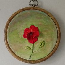 Meu projeto do curso: Bordado stumpwork: crie ornamentos em 3D  . Een project van Sieradenontwerp, Borduurwerk y Textielontwerp van Vera Lúcia Ferreira Santos - 29.07.2023