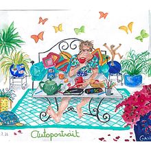 My project for course: Exploratory Sketchbook: Find Your Drawing Style. Un proyecto de Ilustración tradicional, Bocetado, Creatividad, Dibujo, Pintura a la acuarela, Sketchbook y Pintura gouache de Catherine Hunter - 29.07.2023