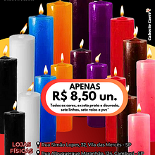 Cartaz de Oferta - Velas 7 Dias. Design project by Vivianne Cartaxo - 07.29.2023