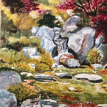 Mon projet du cours : Peinture de paysages réalistes à l'aquarelle. Un proyecto de Bellas Artes, Pintura, Bocetado, Pintura a la acuarela e Ilustración naturalista				 de cormier_susanne - 29.07.2023