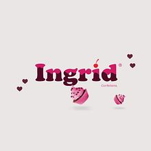 Ingrid Confeiteira. Design, Graphic Design, Br, ing & Identit project by Rômulo Bochimpani - 07.30.2023