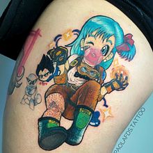 Meu projeto do curso: Técnicas de cor para tatuagem. Traditional illustration, Drawing, Digital Illustration, Tattoo Design, and Digital Drawing project by Paola Felintro da Silva - 07.31.2023