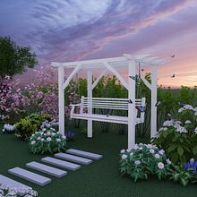 Garden design (Felix V). Een project van L y scaping van Olga Gorchichko - 31.07.2023