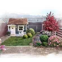  Small garden in a townhouse. Een project van L, scaping y  Schetsen van Olga Gorchichko - 31.07.2023