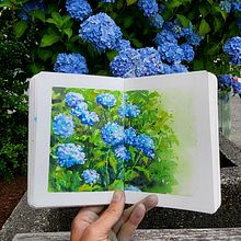 Urban sketching.  Nature.. Sketching, Sketchbook, Watercolor Painting, and Painting project by Anastasia Vasileva - 08.01.2023