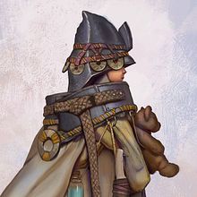 Vagabond girl. Concept Art, Video Games, and Digital Painting project by Loris Goguey - 08.01.2023