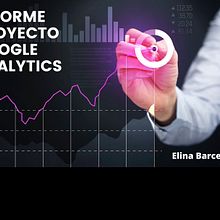 Mi proyecto del curso: Google Analytics: introducción al análisis de datos digitales. Un projet de Marketing, Marketing digital, Growth marketing , et SEM de Elina Barcellos - 01.08.2023