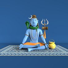 Shiva. 3D project by Luis Del Pozo Jaramillo - 08.02.2023