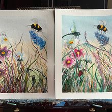 My project for course: Illustrating the Natural World with Watercolor and Charcoal. Un proyecto de Ilustración tradicional, Pintura e Ilustración naturalista				 de Cathy - 31.07.2023