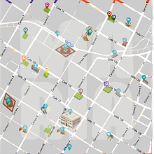 Mapa y Folleto. Projekt z dziedziny Projektowanie graficzne użytkownika Mafe Estupiñan - 02.08.2023