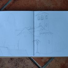 Mi proyecto del curso: Cuaderno de viaje en acuarela. Traditional illustration, Watercolor Painting, Architectural Illustration, and Sketchbook project by malfons8 - 08.02.2023