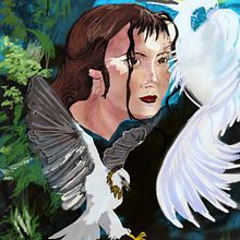 Mi proyecto del curso: Retratos digitales de fantasía con Photoshop. Traditional illustration, Drawing, Digital Illustration, Portrait Drawing, Digital Drawing, and Digital Painting project by Eliel Salinas Alcántara - 08.02.2023