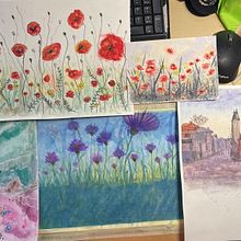 New to Watercolor Experimental Practices. Projekt z dziedziny Malowanie akwarelą użytkownika Lisa Blanco - 03.08.2023