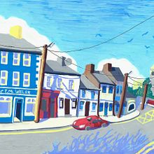 My project for course: Drawing with Acrylic Markers: Capture your Favorite Scene. Sketching, Drawing, Acr, lic Painting, Architectural Illustration, and Sketchbook project by Emma Bengtsson - 08.17.2023