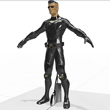 My Ronin 3D Model. Un proyecto de 3D, Diseño de personajes, Diseño de juguetes, Animación de personajes, Animación 3D, Diseño de personajes 3D, Diseño de apps y Desarrollo de apps de Micah William Abshear - 04.08.2023