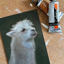 My project for course: Realistic Pet Portraits with Oil Painting. Un projet de Beaux Arts, Peinture, Peinture à l'huile et Illustration naturaliste de biancadedeugd - 04.08.2023