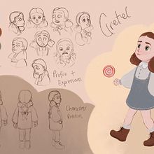 My project for course: Professional Children's Book Illustration with Procreate. Character Design, Digital Illustration, and Children's Illustration project by snowrose - 08.05.2023
