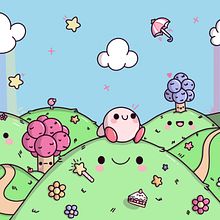 Mon projet du cours : Univers kawaii : créez des illustrations pleines de joie. Character Design, Digital Illustration, and Manga project by Bénédicte Paturel - 08.05.2023