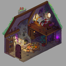 My project for course: Visual Development: Illustrate Imaginary Settings. Un projet de Dessin, Illustration numérique, Art conceptuel , et Dessin numérique de Camila Picheco - 05.08.2023