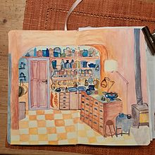 studieproject van cursus van sarah van dongen. Un progetto di Illustrazione tradizionale di monique Dobbe - 05.08.2023